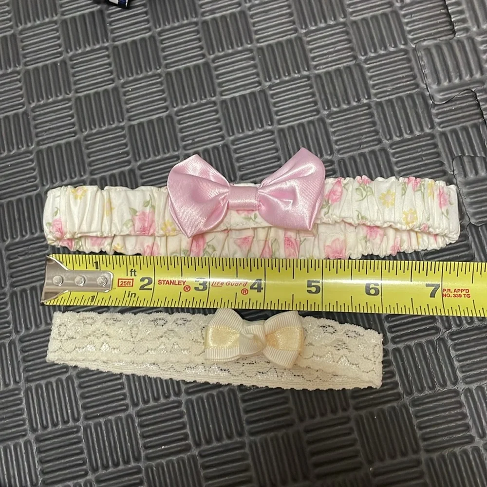 Baby hair accessories,clips and bows pink, black, white and beige